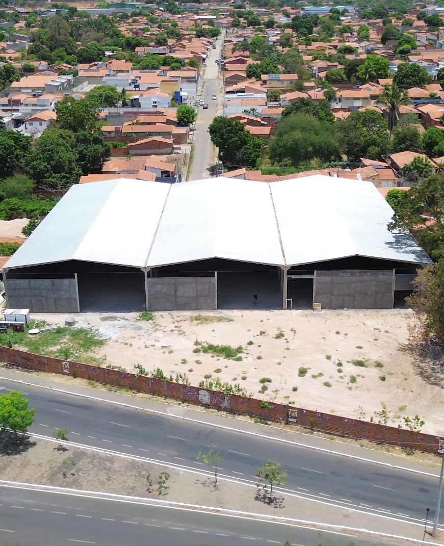 Galpão comercial pré-moldado entregue pela Compremol em Timon